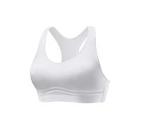Sport-BH LASCANA ACTIVE, Damen, Gr. 75, Cup C, weiß, Microtouch, Obermaterial: 90% Polyester (COOLMAX), 10% Elasthan (LYCRA), BHs Sport-BH, mit LA-Buchstaben aus funkelnden Pailletten aus Coolmax-Mate