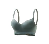Sport-Push-up-BH LASCANA ACTIVE, Damen, Gr. 90, Cup D, grün (khaki), Microtouch, Obermaterial: 85% Polyamid, 15% Elasthan, BHs, mit Bügel mit eingearbeiteten Kissen (77514730-90) khaki