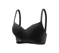 Sport-Push-up-BH LASCANA ACTIVE, Damen, Gr. 70, Cup A, schwarz, Microtouch, Obermaterial: 85% Polyamid, 15% Elasthan, BHs, mit Bügel und eingearbeiteten Push-up-Kissen (89295955-70) schwarz