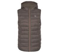 Steppweste LASCANA ACTIVE Gr. 36, braun Damen Westen Outdoorwesten mit Reißverschlusstaschen (98579748-36)