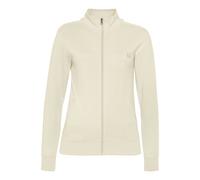 Sweatjacke LASCANA ACTIVE, Damen, Gr. S (36/38), beige, Interlock, Obermaterial: 60% Baumwolle, 40% Polyester, Sweatjacken Sweatjacke, mit kontrastierendem Einsatz (28080439-S) beige