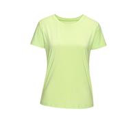 T-Shirt LASCANA ACTIVE, Damen, Gr. XS (32/34), blau (grün), Obermaterial: 90% Polyester, 10% Elasthan, Mesh, unifarben, Basic hüftlang, Rundhals, Shirts T-Shirt (41547819-XS) grün