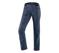 Trekkinghose LASCANA ACTIVE, Damen, Gr. 48, N-Gr, blau (marine), Web, Obermaterial: 95% Polyamid, 5% Elasthan, unifarben, Basic lang, Hosen Trekkinghose, mit 3 Zipper Taschen (90071712-48) marine