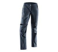 Trekkinghose LASCANA ACTIVE, Damen, Gr. 40, N-Gr, blau (navy), Web, Obermaterial: 95% Polyamid, 5% Elasthan, unifarben, Hosen, mit Zip-off Beinen (14534619-40) navy
