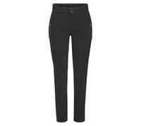 Trekkinghose LASCANA ACTIVE "Slim fit", Damen, Gr. 50, N-Gr, schwarz, Obermaterial: 87% Polyester, 13% Elasthan, unifarben, Hosen Trekkinghose, innen weich angeraut (56396302-50) schwarz