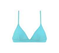 Triangel-Bikini-Top LASCANA ACTIVE "Janni" Gr. 34, Cup C/D, blau (türkis) Damen Bikini-Oberteile (83742714-34) türkis