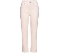 Ankle-Jeans LASCANA, Damen, Gr. 42, N-Gr, rosa (rosé), Denim/Jeans, Obermaterial: 98% Baumwolle, 2% Elasthan, unifarben, modisch, figurbetont knöchelfrei, Jeans, mit Stretchanteil, elastische Jeans in