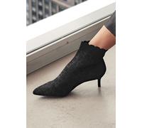 Ankleboots LASCANA "Sock Boot, High Heel Stiefelette, Stiefel", Damen, Gr. 40, schwarz, Obermaterial: 100% Textilmaterial. Decksohle: 100% Textilmaterial. Futter: 100% Textilmaterial. Laufsohle: 100%