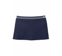 Bade-Rock LASCANA "Emilia", Damen, Gr. 38, N-Gr, blau (marine), Polyamid, kontrastfarbene Details, unifarben, Badehosen, mit integrierter Bikinihose (563554-38) marine