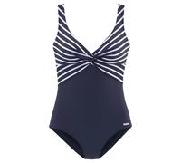 LASCANA Badeanzug Damen marine-weiß Gr.42 Cup B
