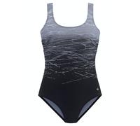 Lascana - Batik - Badeanzug (46 D Black-Gray)