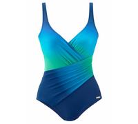 LASCANA Badeanzug Damen blau-türkis Gr.38 Cup E