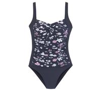 LASCANA Badeanzug Damen marine-bedruckt Gr.42 Cup D