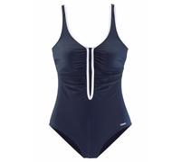 Badeanzug LASCANA Gr. 46, Cup D, blau (marine) Damen Badeanzüge (630374-46) marine