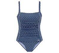 LASCANA Badeanzug Damen marine-weiß Gr.50 Cup C