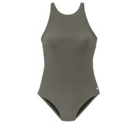 Badeanzug LASCANA Gr. 42, Cup C/D, grün (oliv) Damen Badeanzüge (90360360-42) oliv