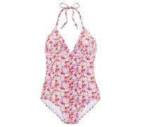 LASCANA Badeanzug Damen rot-flieder Gr.34 Cup A/B
