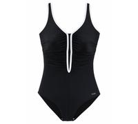 Badeanzug LASCANA Gr. 42, Cup D, schwarz Damen Badeanzüge (400733-42) schwarz