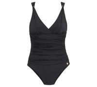 Badeanzug LASCANA, Damen, Gr. 46, Cup B, schwarz, Recycling-Polyamid, unifarben, Badeanzüge, mit bequemer Passform ohne Bügel (75356963-46) schwarz