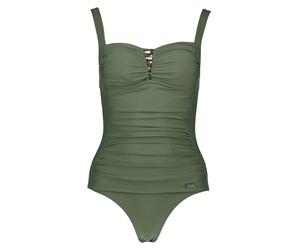 LASCANA Badeanzug in Oliv - Größe 42B-Cup | Damen Bademode