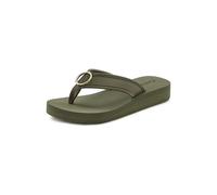 Badezehentrenner LASCANA Gr. 43, grün (oliv) Damen Schuhe Zehentrenner Dianette Bestseller (40114222-43) oliv