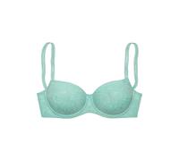 Balconette-BH LASCANA, Damen, Gr. 80, Cup E, grün (mint), Microtouch, Obermaterial: 82% Polyamid, 18% Elasthan, figurbetont, BHs BH Spitzen-BH Bügel-BH Schalen-BH T-Shirt-BH Balconette-BH, aus feiner,