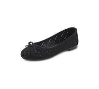 Ballerina LASCANA "Slip-On-Sneaker", Damen, Gr. 44, schwarz, Obermaterial: 100% Lederimitat. Decksohle: 100% Lederimitat. Futter: 100% Lederimitat. Laufsohle: 100% Synthetik, unifarben, Basic, Schuhe