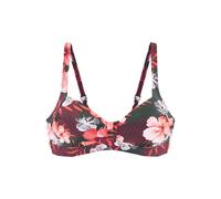 LASCANA Bandeau-Bikini-Top Damen oliv-orange Gr.40 Cup E