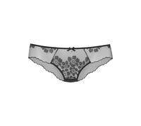 Slip, Damen, Gr. 36/38, schwarz, Spitze, Obermaterial: 60% Polyamid, 30% Polyester, 10% Elasthan, LASCANA BELLE AFFAIRE, Unterhosen Slip, leicht transparenter Stickerei Spitze (44769436-36) schwarz
