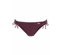 Bikini-Hose LASCANA "Italy" Gr. 34, N-Gr, rot (bordeaux) Damen Badehosen (872719-34) bordeaux