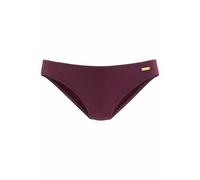 LASCANA Bikini-Hose Italy, in uni 44, N-Gr rot Damen Black White Trends Damenbademode 44, N-Gr bordeaux