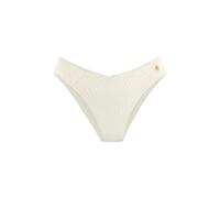 Bikini-Hose LASCANA "Fay", Damen, Gr. 36, N-Gr, beige (creme), Obermaterial: 94% Polyamid, 6% Elasthan. Futter: 90% Polyester, 10% Elasthan, Strukturmuster, Badehosen Bikini-Hose, aus eleganter Strukt