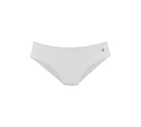 Bikini-Hose LASCANA "Omara", Damen, Gr. 38, N-Gr, beige (creme), Recycling-Polyamid, unifarben, Basic, Badehosen Bikini-Hose, aus recycelten Material (55895737-38) creme