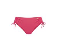 Bikini-Hose LASCANA "Italy", Damen, Gr. 38, N-Gr, koralle, Microfaser, Microfaser, Polyamid, unifarben, Badehosen, mit höherer Seitennaht (95229627-38) koralle