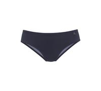 Bikini-Hose LASCANA "Merilyn" Gr. 38, N-Gr, blau (marine) Damen Badehosen Ocean Blue uni und bedruckt in klassischer Form (45174655-38)