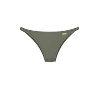 Bikini-Hose LASCANA "Italy", Damen, Gr. 36, N-Gr, grün (oliv), Microfaser, Polyamid, Microfaser, unifarben, Badehosen, in knapper Brasilien-Form (65082525-36) oliv