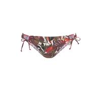 Bikini-Hose LASCANA "Ava", Damen, Gr. 36, N-Gr, rot (rot bedruckt), Recycling-Polyamid, bedruckt, Badehosen Bikini-Hose, im tropischen Design (68705102-36) rot bedruckt