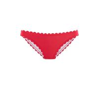 LASCANA Damen Bikinihose 'Scallop' cranberry, Größe 32, 4811548 Cranberry XXS