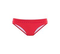 LASCANA Damen Bikinihose Umschlagbund rot | 40