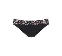 Bikini-Hose LASCANA "Blair" Gr. 44, N-Gr, schwarz (schwarz, bedruckt) Damen Badehosen (66450855-44) schwarz, bedruckt