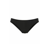 Bikini-Hose LASCANA "Woman", Damen, Gr. 36, N-Gr, schwarz, Microfaser, Polyamid, unifarben, Badehosen Bikini-Hose, im klassischem Design (540185-36) schwarz