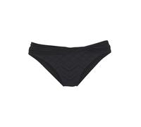 Bikini-Hose LASCANA "Omara", Damen, Gr. 38, N-Gr, schwarz, Microfaser, Recycling-Polyamid, unifarben, modisch, Badehosen, aus recycelten Material (32504402-38) schwarz