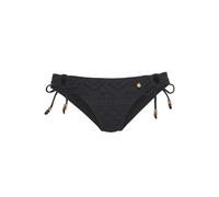 Bikini-Hose LASCANA "Omara", Damen, Gr. 38, N-Gr, schwarz, Microfaser, Recycling-Polyamid, unifarben, modisch, Badehosen, mit Lochstickerei (34429526-38) schwarz
