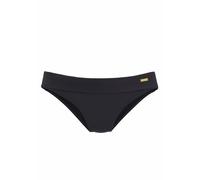 LASCANA Bikini-Hose Italy, mit Umschlagbund 44, N-Gr schwarz Damen Damenbademode 44, N-Gr schwarz
