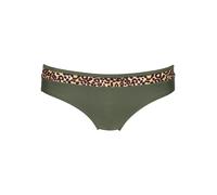 Lascana Bikini-Hose Adelin, Recycling-Polyamid, oliv-leo, Gr. 36