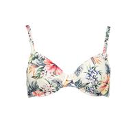 LASCANA Bügel-Bikini-Top Damen creme bedruckt Gr.44 Cup D