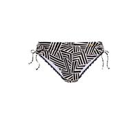LASCANA - lascana Bikinihose mit Raffung black-creme - Gr. - 44