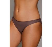 Bikinislip LASCANA "aus hochwertiger Modal-Qualität", Damen, Gr. 32/34, braun (braun, schwarz), Obermaterial: 94% Modal (TENCEL), 6% Elasthan, animal-print, unifarben, körpernah, Unterhosen (42965260-