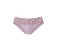 Bikinislip LASCANA "Wanda", Damen, Gr. 52/54, rosa (pink, rose), Microtouch, Spitze, Obermaterial: 80% Polyamid, 12% Polyester, 8% Elasthan, figurbetont, Unterhosen, mit Stickerei Spitze in floraler O
