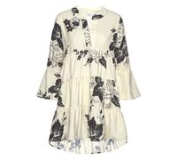 Blusenkleid LASCANA Gr. 44/46, N-Gr, schwarz (creme, schwarz) Damen Kleider Bestseller (29638813-44) creme, schwarz